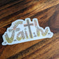 Faith Floral Vinyl Sticker