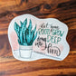 Roots Grow Deep Vinyl Sticker