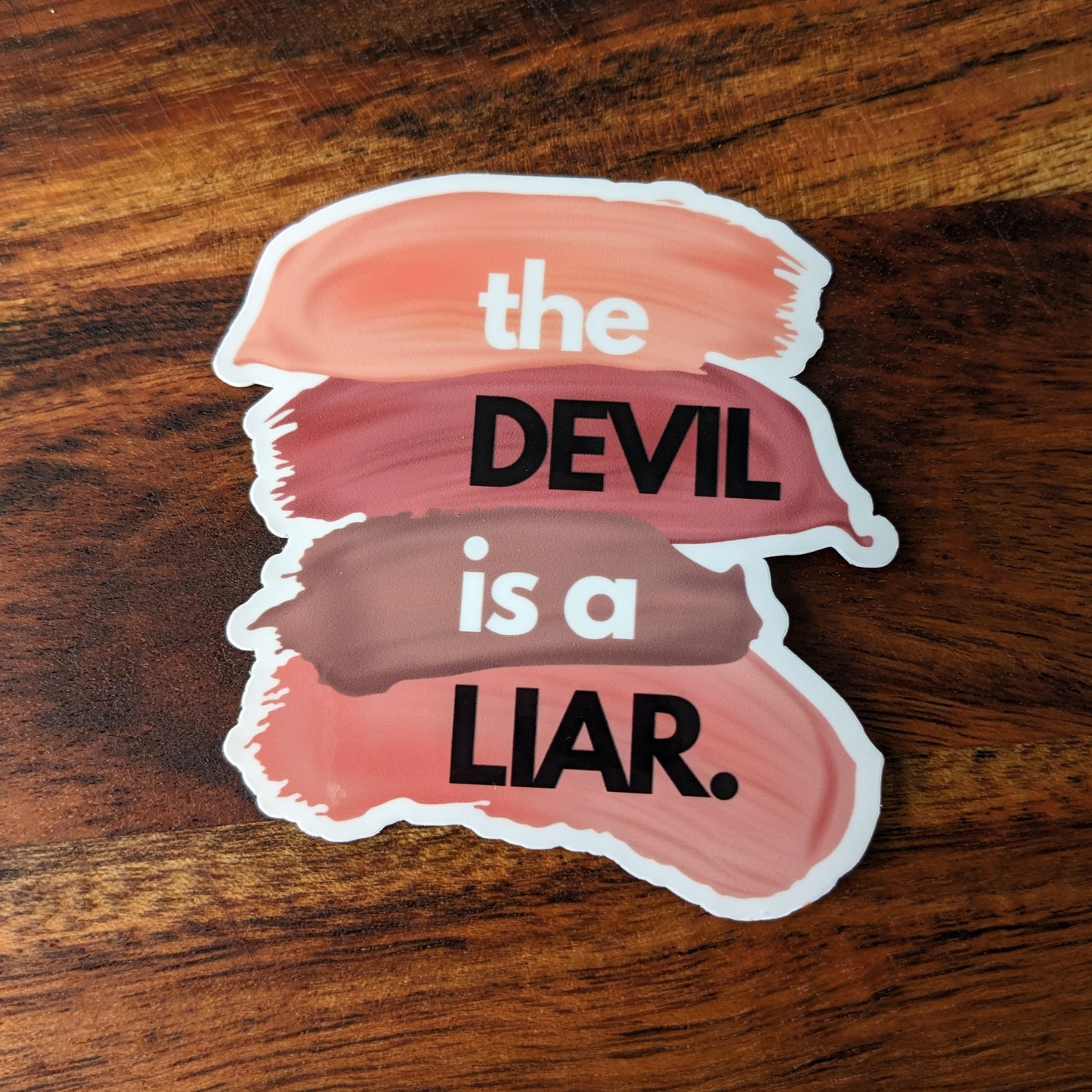 The Devil is a Liar Vinyl Sticker