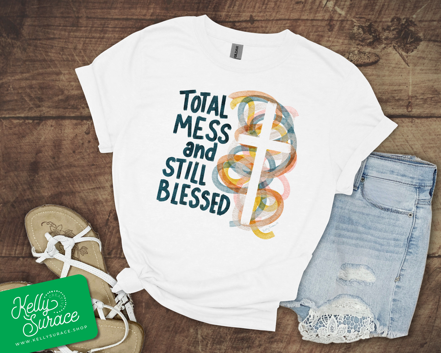 Total Mess and Still Blessed Tee